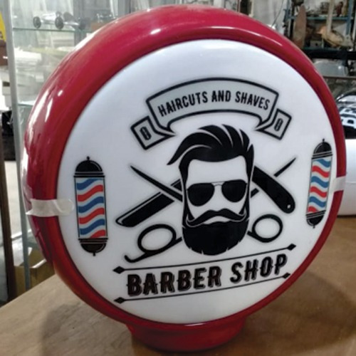 Bochas De Surtidores Combustible Antiguo Barber Shop Bo-59