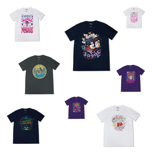Playera Niños Frases Unitalla Colección Disney By Mexico
