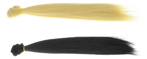 2 Piezas De Pelucas De Pelo Suelto Diy Para Muñecas Para