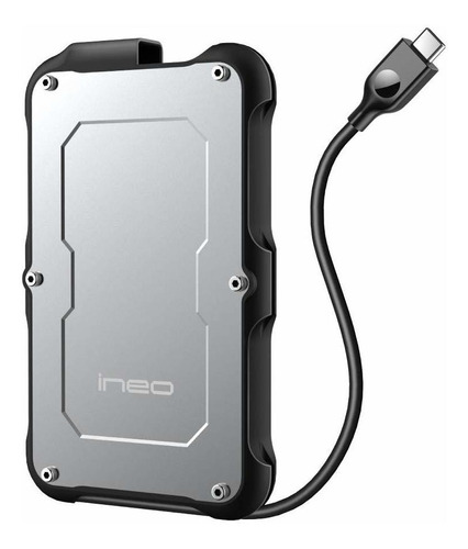 Ineo Carcasa Disco Duro Externo Usb 3.1 Gen2 Tipo C Al Agua