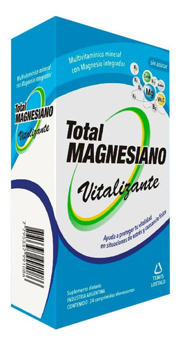Total Magnesiano Vitalizante Efervecente X 24 Un
