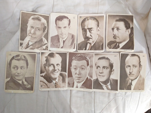 Tarjetas Fotos Actores Cine España Originales Las 9  #02