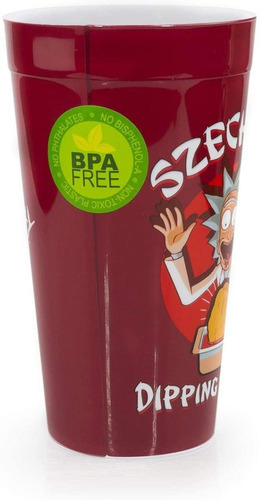 Vaso - Rick & Morty - Rojo - Licencia Oficial