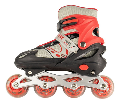 Imagen 3 de 5 de Patines Ajustable Lineal Roller Niño Niña Talla M 35 A 38
