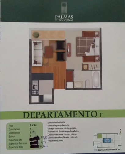 Conveniente Depto. De 1 Dormitorio, Bodega Propietario