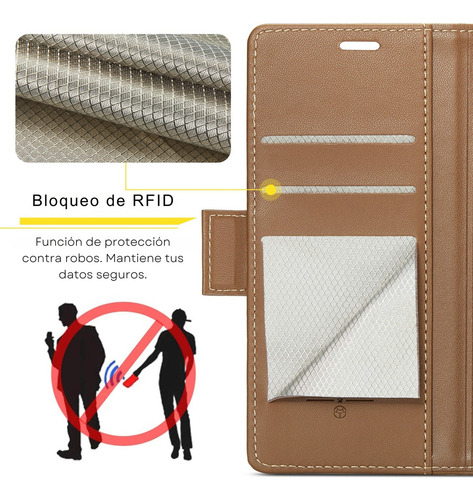 Funda Para Poco X7 Pro 5g Tarjetero Cartera Caseme 23
