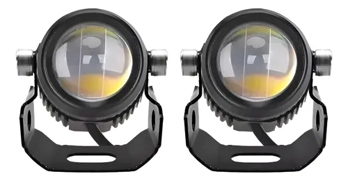 comprar Par Exploradoras Led Dual Color Alta Gama Potente Carro\u002Fmoto