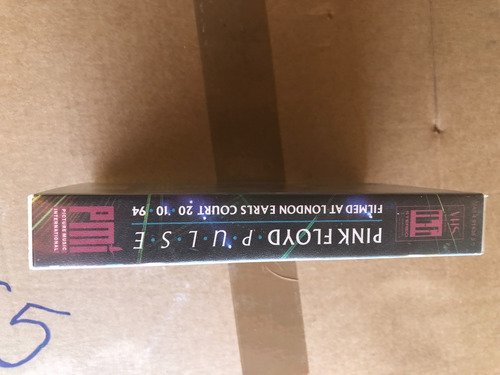 Pink Floyd Pulse Live Vhs Raro Rock Roll Metal Rock Cd Led Z (Usado)