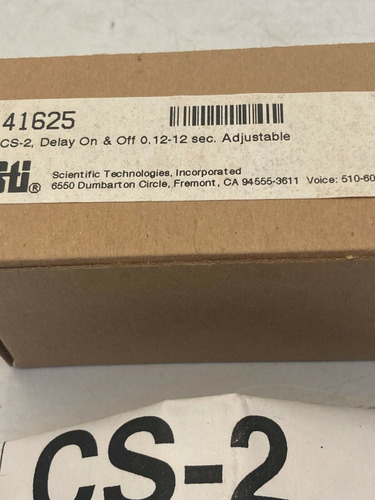 Sti 41625 Cs-2 Delay On & Off 0.12-12 Second Adjustable Bbd