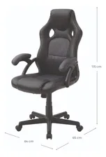 Imagen 2 del producto Silla Gamer Banear Vekka Negro