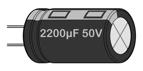 1pz Capacitor Electrolitico 2200uf A 50v
