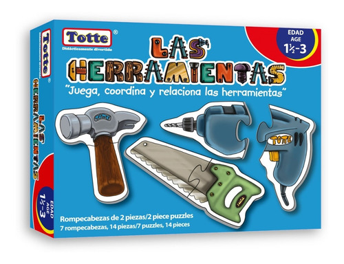  Rompecabezas Totte T043 Las Herramientas