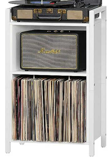 Soporte Para Discos De Vinilo, Blanco, Vintage