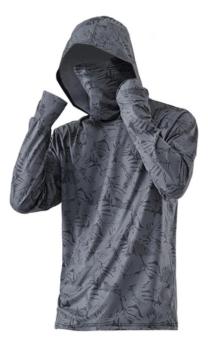 Protección Solar De Los Hombres Sudadera Con Capucha Camisa