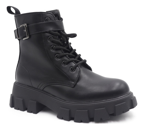 Botines Mujer Combat Urbanos Chunky