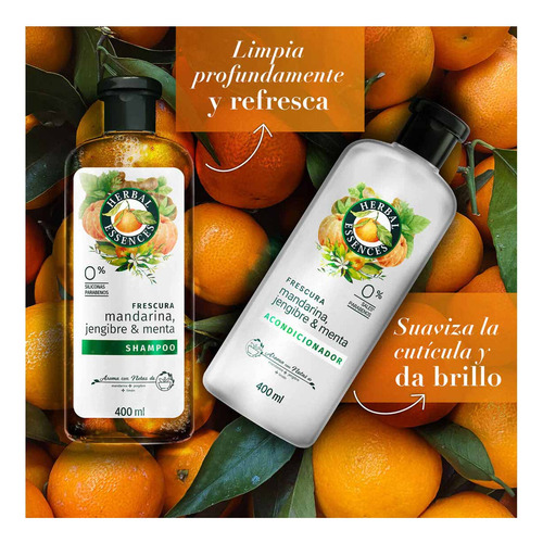 Herbal Essences Frescura Mandarina 400ml Shampoo + Acondicio