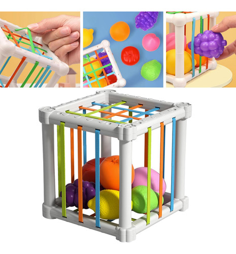 Clasificador De Formas De Bebé, Cubo De Almacenamiento De