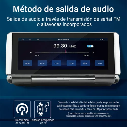 Pantalla Coche Portátil Inalámbrico Apple Carplay Android Auto Mirror Link,  Pantalla Táctil 6,86 Pulgadas Monitor Coche Radio Reproductor con Manos  Libres Bluetooth, FM/AUX/TF Receptor de Audio Coche : : Electrónica