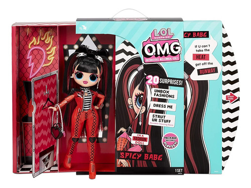 Lol Surprise Omg Spicy Babe Fashion Doll Con 20 Sorpresas!