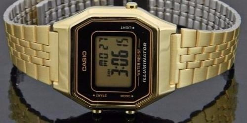 Relógio Casio La680 Wga-1df Cronometro Alarme Vintage Gold