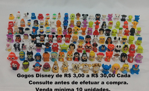 Gogos Disney Panini R$ 3 A 30,00 Cada Consulte Antes Comprar