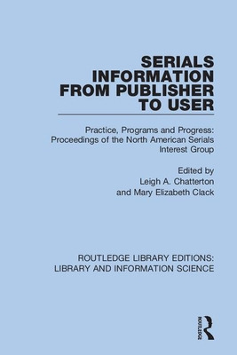 Libro Serials Information From Publisher To User: Practic...