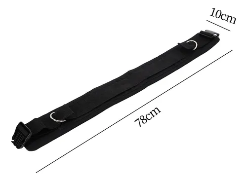 Fitness Waist Belt Resistance Band Waist Belt With Rings,