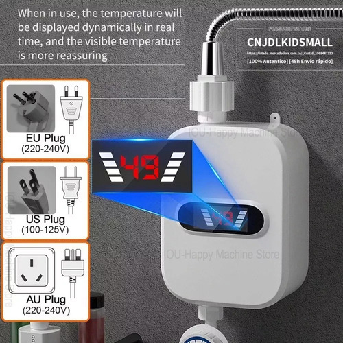 Aquecedor De Água Instantâneo Sem Tanque Xinneo 3500w