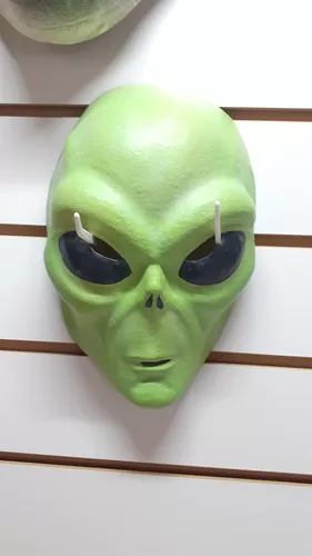 Mascara Látex Alien Extraterrestre Marciano Área 51 Fiesta