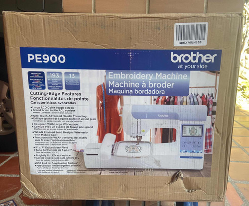 Máquina De Bordar Nueva Brother 900