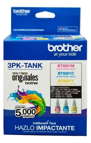 Pack X 3 Tintas Brother 3pk-tank Original