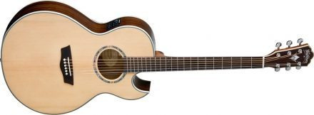 Guitarra Electroacustica Washburn Ea20 Natural Festival