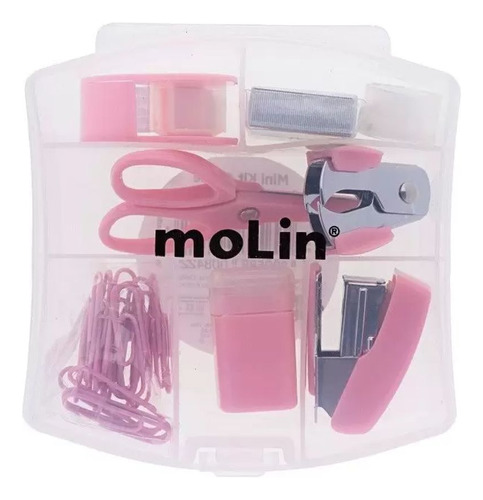 Mini Kit Office Rosa Claro Molin