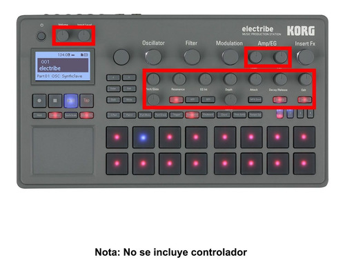 13 Super Knobs Chroma Caps Djtt Korg Electribe 2