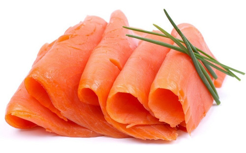 Imagen 1 de 4 de Plancha De Salmon Ahumado Feteado Envasado Congelado X 200gr
