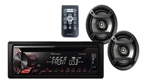 Autostereo + Parlantes Pioneer Dxt-x196ub Control Remoto    