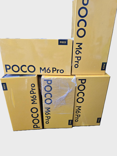 Teléfono inteligente negro Poco M6 Pro 12/512 gb versión global con