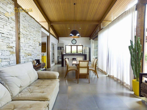 Imagem 18 de 30 de Casa Em Estilo Rústico Com Clean, Com 4 Dormitórios À Venda, 287 M² Por R$ 2.350.000 - Condomínio Fazenda Kurumin - Itu/sp - Ca1555