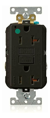 Leviton 073-gfnt2-hge Receptáculo Dúplex/tomacorriente Color Negro