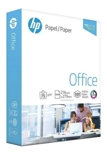 Resma De Papel Tamaño Carta Hp Office