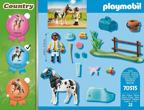 Playmobil Ponis Coleccionables 1 Figura Niño 22pcs 70515 Lewitzer