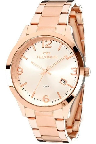 Relógio Technos Feminino Elegance Dress Rose 2315acj/4k