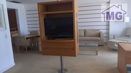 Imagem 14 de 18 de Flat Com 1 Dormitório Para Alugar, 70 M² Por R$ 3.400,00/mês - Glória - Macaé/rj - Fl0018