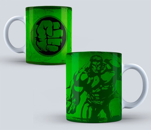 Tazón - Taza Diseño Hulk , Alta Calidad De Imagen
