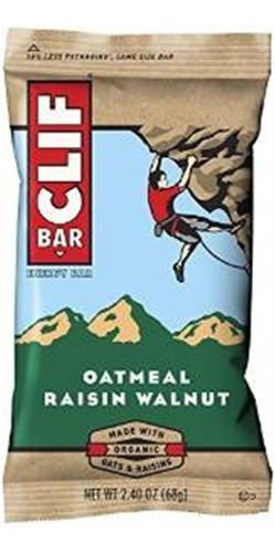 Clif Energy Bar - Harina De Avena Con Pasas De Uva Nogal - (