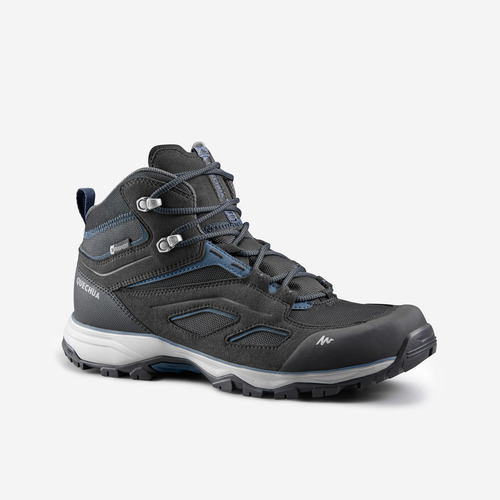 Botas Impermeables Senderismomh100 Mid Negro Hombre Quechua