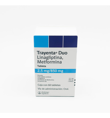 Trayenta Duo 2,5 Mg/850 Mg 60 Tabletas + Kit Botiquín Jaloma