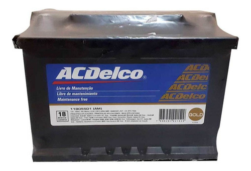 Bateria Acdelco 12v- 90 Amp. Borne + Derecho