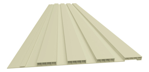 Wall Panel 3d En Pvc Decoración Interior Color Beige