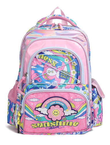 Mochila Chimola 16puLG Espalda Escolar Infantil 